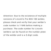 10 ft MIG Gun Replacement w/ Bonus Kit fit Lincoln Pro MIG 180 ProMIG 11646 Welder